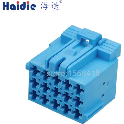 Free shipping 2sets 15pin tyco plastic housing plug 15p wire harness cable unsealed connector 1-967623-4