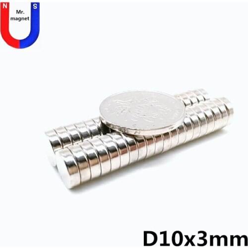 1000pcs/lot 10x3 Neodymium Magnet Permanent N35 NdFeB Super Strong Powerful Small Round Magnetic Magnets Disc 10mm x 3mm