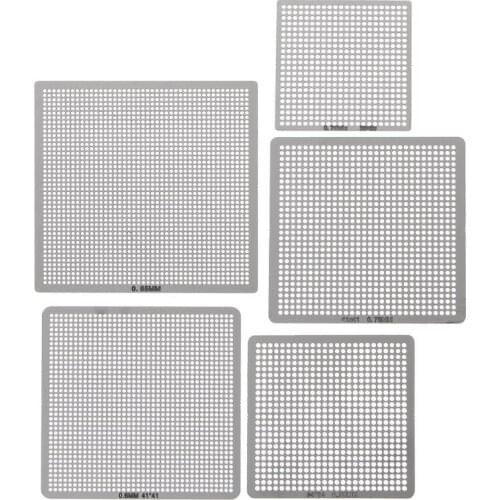 27Pcs BGA Stencils Universal Direct Heated Stencils For SMT SMD Chip Rpair