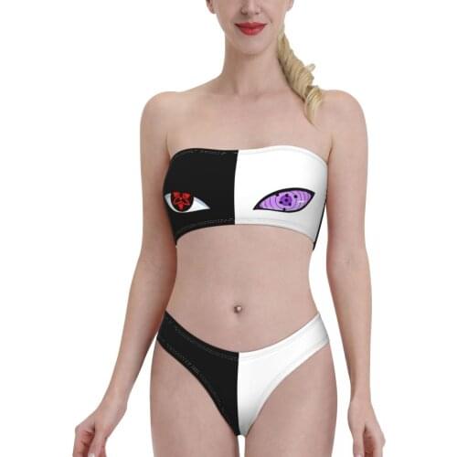 Anime Cosplay Kawaii swimming suit Akatsuki (8) Bandeaukini 2021 Swimming Suit Bikinis for Women young Girls