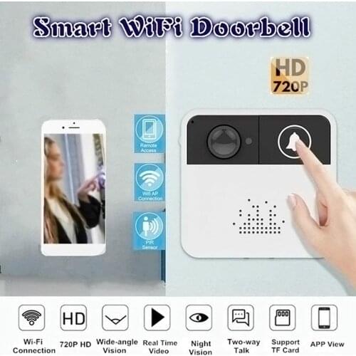 Video IntercomDoorbell Wireless Smart Doorbell Wireless Video Screen Mobile Phone IntercomDoorbell Low Power Mobile Phone Remote
