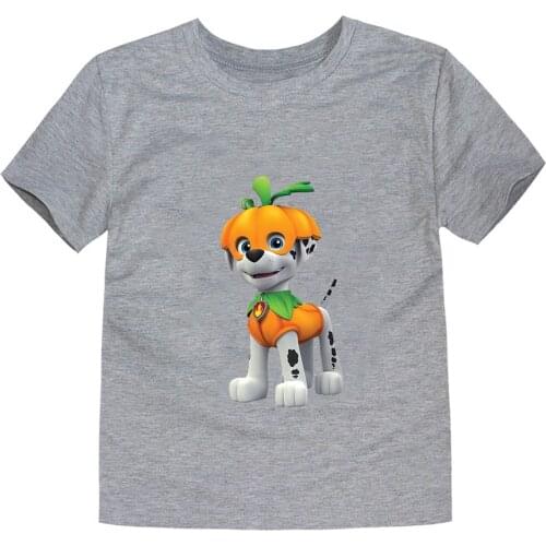 Paw Patrol T-shirt Pure Cotton Boy New Kid Children Clothes Baby Summer Kids Boy Girl Top Tee Short Sleeve Children Clothes
