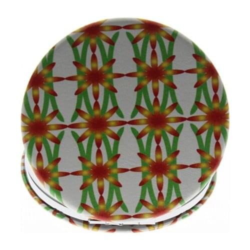 6cm Round Double Side Cheap Portable Folding Makeup Cosmetic Compact Pocket Hand Vanity Mirror For Women Girl Child Kid Gift