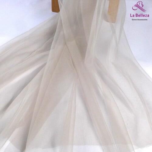La Belleza gray tulle High quality soft hang down mesh for lining /Bride veil,stretch mesh,160cm width embroidery net 8 ys/lot