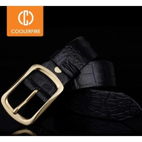 Top crocodile skin belt luxury high quality Genuine Leather bels for men designer automatic buckle mens