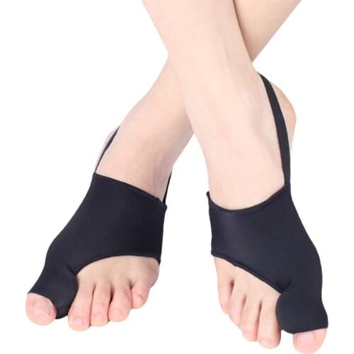 2021 New Sport Elastic Bandage Toe Orthosis Lycra with SEBS Embedded Hallux Valgus Correction Bunion Straightener Accessory