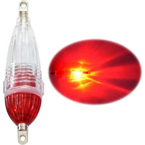 50%HOT Mini LED Glowing Deep Sea Drop Underwater Tackle Fishing Squid Lure Light Lamp