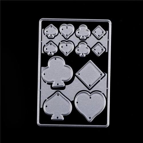 Poker Playing Cards Cutting Dies Stencils DIY Scrapbook Album Embossing Card Paper Craft