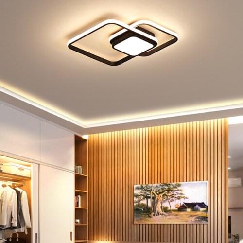 Ventilador de techo luzes de teto ceiling chandelier led panel lights Bedside Aluminum ceiling lamp luminaria home decoration