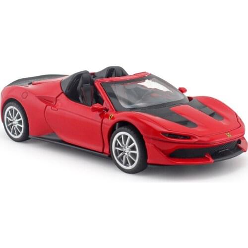 1:32 Sports Car LaFerrari J50 Alloy Diecast Pull-back Vehicles with Lights Sounds Function Car Model Toy Collections
