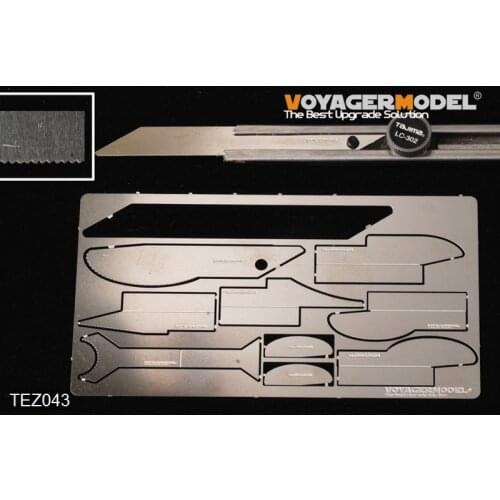 Voyager Model TEZ043 Precision Ultra-thin Metal Etching Model Hand Saw Blade