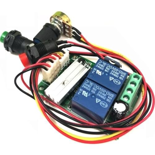 PWM DC Motor Speed Regulator Controller Board Adjustable Speed Control Reversible PWM Relay Module DC 6V-28V 12V 24V 3A 21kHz