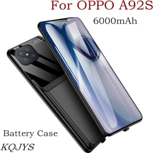 KQJYS Power Bank Battery Charging Cover for OPPO A92S Battery Case Portable Shockproof Battery Charger Cases for OPPO A92S