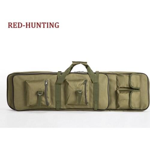 Military Hunting 85 100 120cm Backpack Tactical Airsoft Nylon Square Carry Dual Carbine Rifle Bag Tan
