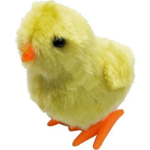 1PCS New Plush Wind-up Chicken Walking Toys Lovely Wind Up Toys Kids Clockwork Developmental Baby Toys
