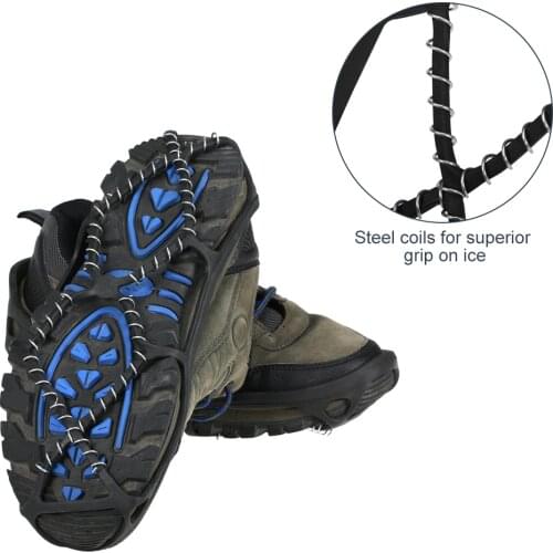 1 Pair Ice Crampons Ice Gripper Winter Snow Boot Shoes Covers Ice Gripper Anti-skid Snow Traction Cleats