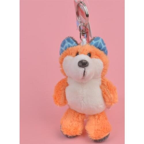 1 Pcs Orange Color Fox Small Plush Pendant Toy, Kids Doll Keychain / Keyholder Gift Free Shipping