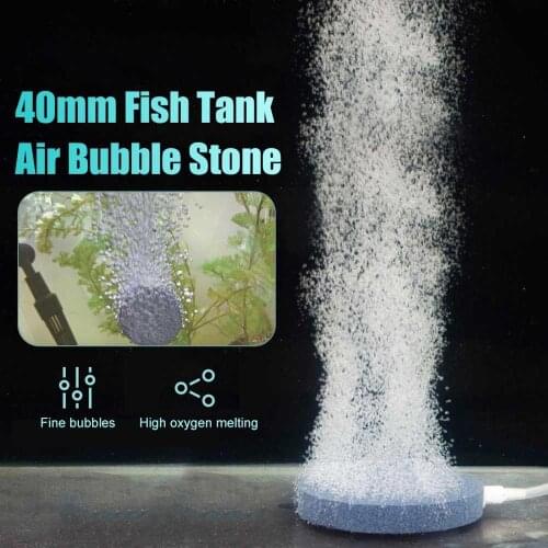 4cm/8cm Fish Tank Air Bubble Stone Aquarium Aerator Pond Pump Air Stone Bubble Disk Oxygen Plate Air Pumps