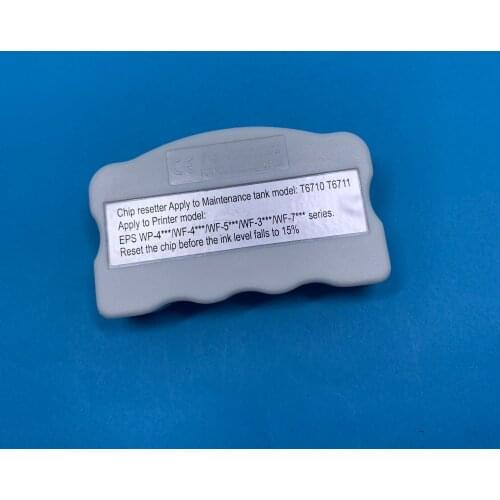 YOTAT Waste Ink Maintenance Tank Chip Resetter T6711 T6710 For EPSON WF-7710 WF-7715 WF-7210 WF-7110 WF-7610 WF-7620