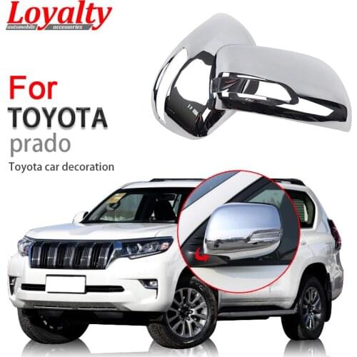 Loyalty for Toyota Prado 2010-2015 2016 2017 2018 Rearview Side View Mirror Cover Trim ABS Chrome Car Accessories