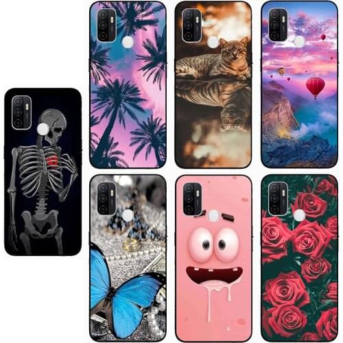 Animal Colorful Case for OPPO A53 2020 Case Silicone Soft Covers for Oppo A53 CPH2127 Phone Cases for Oppo A53 a 53 case Funda