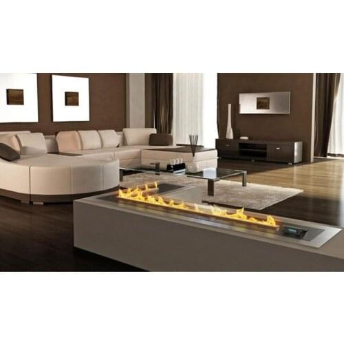 Inno-Fire 72 inch real fire intelligent smart intelligent ethanol fireplace alcohol burner