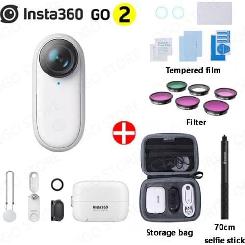 Insta360 360 go 2 Go 1080P New Action Camera AI Auto Editing Hands-free Super Mini Sports Camera Pk Insta 360 one X