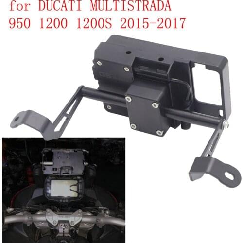 Mobile phone Navigation bracket USB phone charging for DUCATI MULTISTRADA 950 1200 1200S
