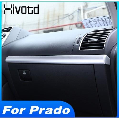 Hivotd Dashboard Strip Trim Interior Accessories Car Styling Decoration Mouldings Parts For Land Cruiser Prado 150 2018-2020