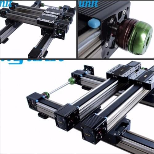 Mjunit MJ60 Customized Length Belt Drive Linear Guide Rail High Strength Motorized Linear Stage Guide Rail