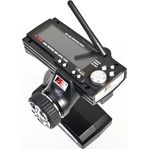 Modelo de radio Flysky FS-GT3B, 2,4G, 3CH, mando a distancia, transmisor y receptor LCD para coche teledirigido, barco