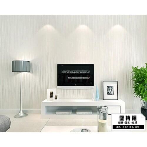 Beibehang wallpaper for walls 3 d Modern Simple Vertical Striped Thickened Living Room Wallpaper 0.53x10m 3d Wallpaper Roll