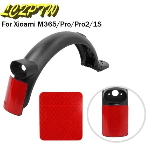 Rear Fender Plate Reflective Sticker for Xiaomi Scooter M365 Pro2 Pro 1s Decorative Protective Shell Sticker Reflective Stickers