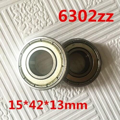 Factory direct sale 6302 6302ZZ 6302-2Z 6302Z 80302 15*42*13 mm High quality deep groove ball bearing 10pcs/lot