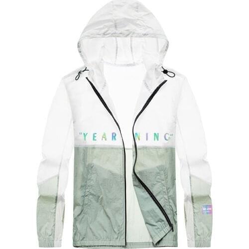 WWKK Mens Brand Quick Dry Skin Coat Sunscreen Waterproof UV Women thin Army Outwear Ultra-Light Windbreake Jacket M-4XL