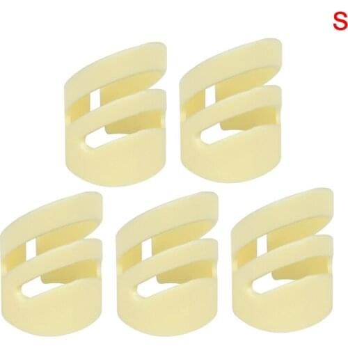 S M L Silicone Finger Guards Guitar Fingertip Protectors For Ukulele Guitar 4Pcs/Set