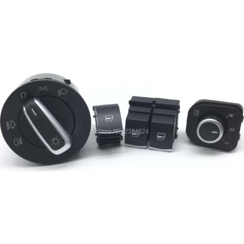 Mirror headlight Window Switch for Volkswagen VW Eos Golf Mk5 MK6 GTI RIBBIT R32 5ND 959 565B,5ND 959 855,5ND 941 431A 5K3959857