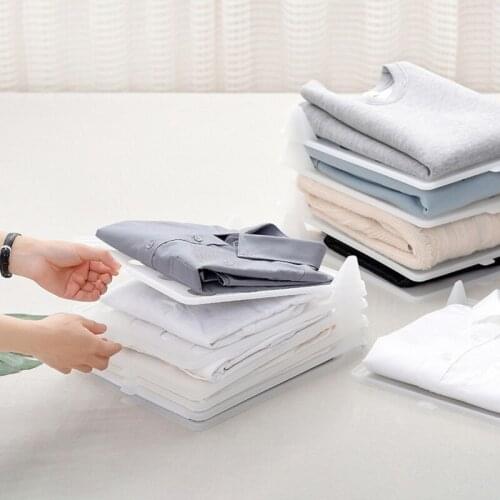 1 Ppcs Creative Fast Clothes Fold Board Clothing Organization Shirt Folder T-Shirt Document Home Closet Organizers Storage Board