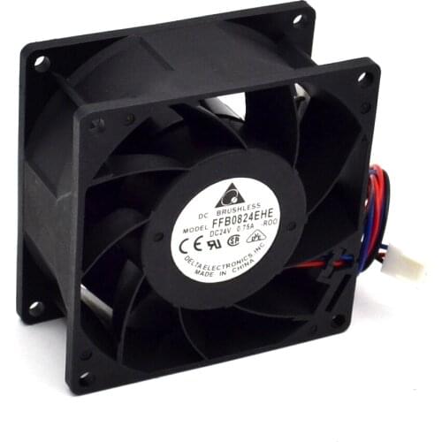 1pcs Radiator new original converter Server FFB0824EHE 24V 80mm axial cooling fan 80*80*38mm