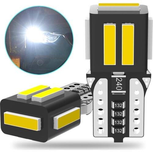 2X T10 W5W led Canbus bulbs 9SMD 4014 led Clearance light for Volvo XC60 XC90 XC70 S60 S80 Chevrolet Niva Cruze Lacetti Aveo