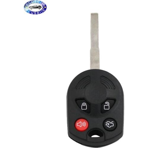 3+1 Button Uncut Remote Key Shell Case Fob 4 Button for Ford Escape C-Max Focus