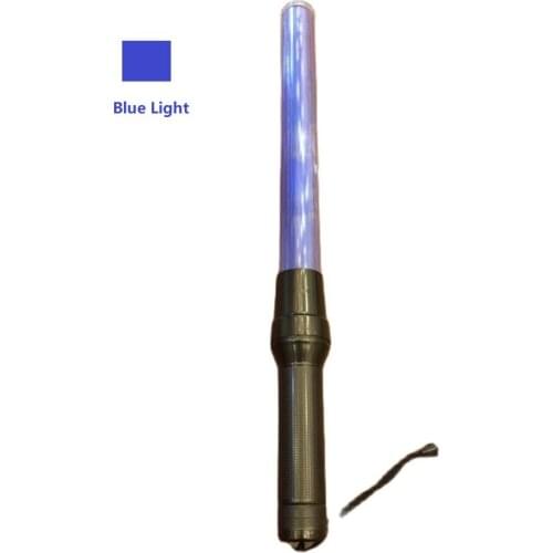 54cm*4cm PVC Hard Blue Tube Outdoor LED Traffic Safety Signal Flashing Warning Lights Concert Cheer Sticks