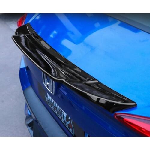 ABS Paint Car Rear Wing Trunk Lip Spoilers Fits For 16-18 Honda Civic 2016 2017 2018