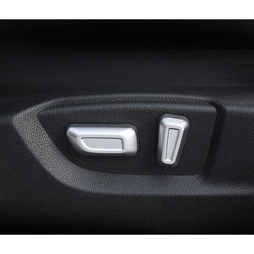 For Mitsubishi Eclipse Cross 2018 2019 Car Seat Adjustment Switch Knob Button Control Cover Trim Garnish Molding Accessories