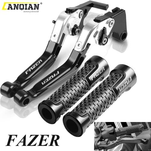 For Yamaha FZ1FAZER FZ1 FAZER 2001 2002 2003 2004 2005 Motorcycle Accessories Adjustable Brake Clutch Levers Handle Bar Grips