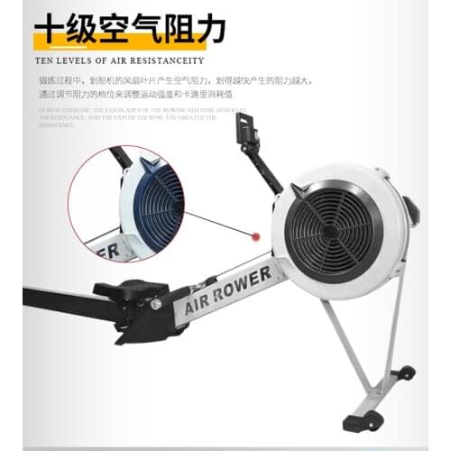 Home Fitness Adjustable Wind Resistance Folding Fitness Equipment Multifunctional Intelligent Rowing Machine