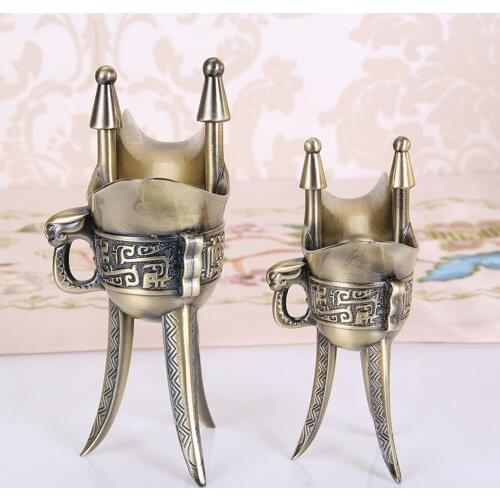 Chinese Qin Dynasty retro emperor cup Royal family cup Alcohol cup Antique cup for liqueur alcohol Home decoration