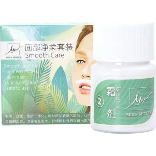 Hair Bleaching Cream Mustach Removal Dark Hair Whitening Fast Eye Bleach Permanent Women Remove Mustache Brow E0W2