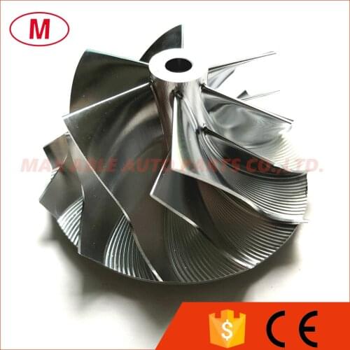 MGT2259S 793221-0001 46.50/59.48mm 6+6 blades Performance Turbocharger Aluminum 2618/Milling/Turbo Billet compressor wheel