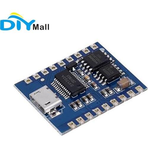 DY-SV17F Voice Playback Module Audio Module Mini MP3 Player WAV Decoding 32Bit IO Trigger USB Download Flash Voice Module